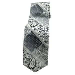 Stacy Adams Gray Patterned Tie -‎ NWOT